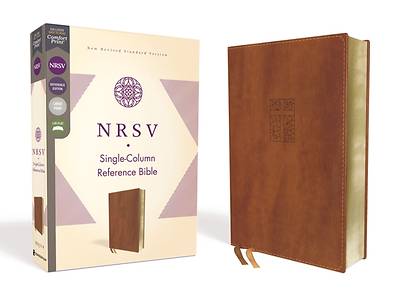 Picture of NRSV Single-Column Reference Bible, Leathersoft, Brown, Comfort Print
