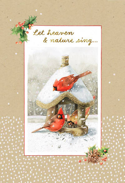 Picture of Marjolein Bastin Cardinals-Nature Sings Christmas Box Cards (Box of 18)
