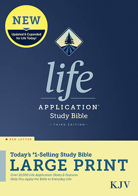 Picture of KJV Life Application Study Bible, Third Edition, Large Print (Red Letter, Hardcover)