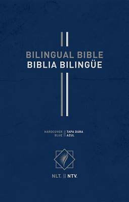 Picture of Bilingual Bible / Biblia Bilingüe Nlt/Ntv (Hardcover, Blue)