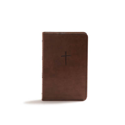 Picture of KJV Compact Bible, Brown Leathertouch, Value Edition