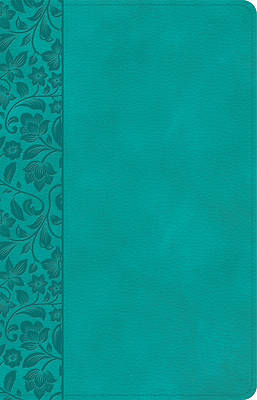Picture of NASB Large Print Personal Size Reference Bible, Teal Leathertouch, Indexed