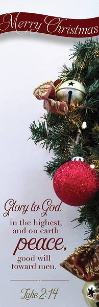 Picture of Glory To God Merry Christmas Bookmark