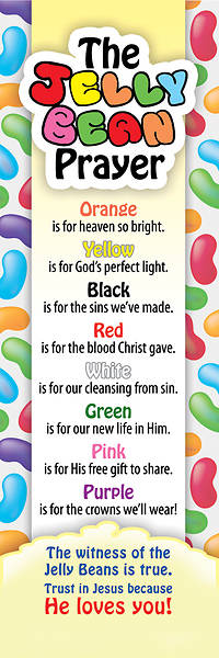Picture of The Jelly Bean Prayer Kids Easter Bookmark
