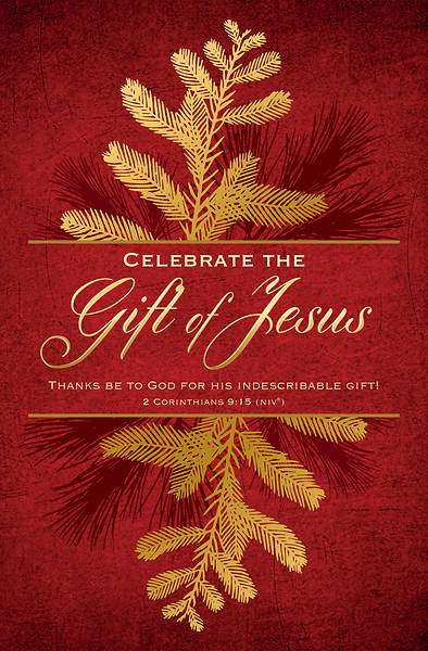 Picture of Celebrate the Gift of Jesus Christmas Regular Size Bulletin