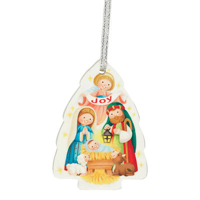 Picture of Holy Family Colorful Ceramic Ornament
