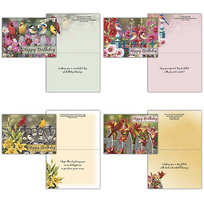 Picture of Birds Birthday Boxed Cards - Box of 12
