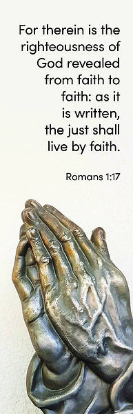 Picture of Live By Faith Bookmark Inspirational (Package of 25)
