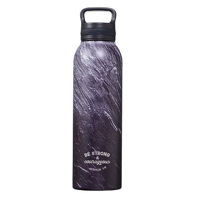 Picture of Stainless Steel Water Bottle Be Strong & Courageous Joshua 1
