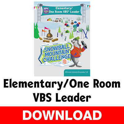 Picture of VBS 2026 Snowball Mountain Challenge Elementary One Room VBS Leader Download
