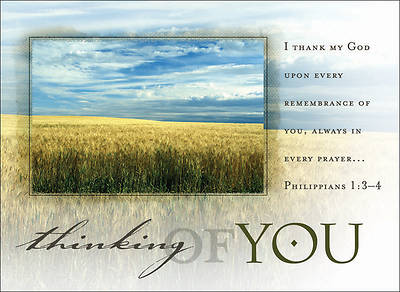 Picture of Thinking of You Field Postcard - Pack of 25