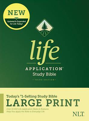 Picture of NLT Life Application Study Bible, Third Edition, Large Print (Hardcover)