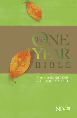 Picture of One Year Bible-NIV-Premium Slimline Large Print