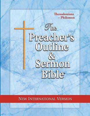 Picture of Preacher's Outline & Sermon Bible-NIV-Thessalonians-Philemon