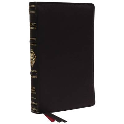 Picture of Kjv, Personal Size Reference Bible, Sovereign Collection, Black Premium Goatskin Leather, Premier Collection, Comfort Print