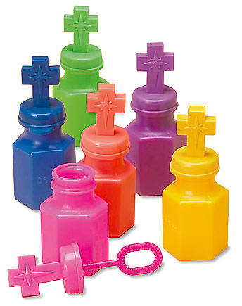 Picture of Plastic Cross Bubble Bottle