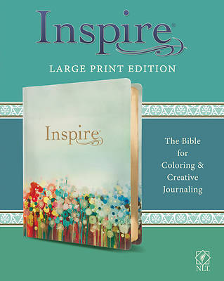 Picture of Inspire Bible Large Print NLT (Leatherlike, Multicolor)