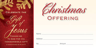 Picture of Celebrate the Gift of Jesus Christmas Offering Envelope