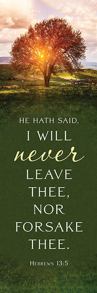 Picture of I Will Never Leave Thee Bookmark
