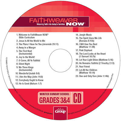 Picture of FaithWeaver NOW Grades 3-4 CD Winter 2025-2026