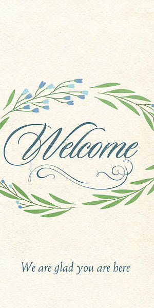 Picture of We Are Glad Welcome Guest Card