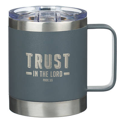 Picture of Stainless Steel Mug Trust in the Lord Proverbs 3