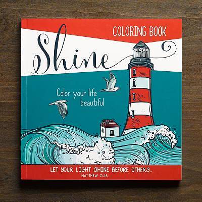 Picture of Adult Coloring Book Shine