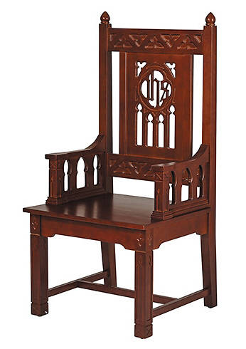 Picture of Florentine Collection Celebrant Chair - Walnut Stain