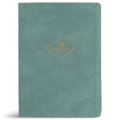 CSB Women's Study Bible, Earthen Teal Suedesoft Leathertouch