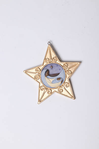 Picture of Flat-Style Resin Star Ornament