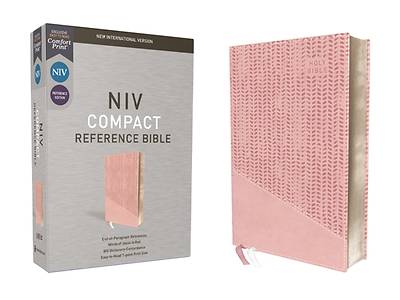 Picture of Niv, Reference Bible, Compact, Leathersoft, Pink, Red Letter, Comfort Print