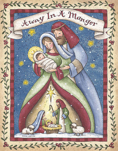 Picture of Away In A Manger Christmas Boxed Card (Pkg of 18)