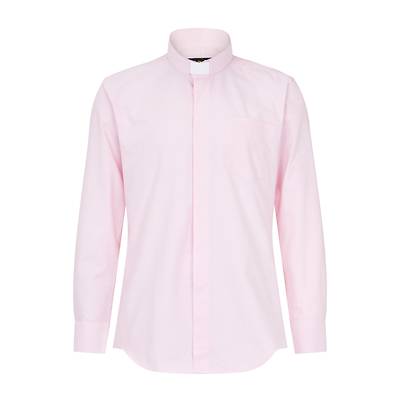 Picture of Fair Trade Men's Cotton Long Sleeve Pink Oxford Tailored Shirt 14 1/2"