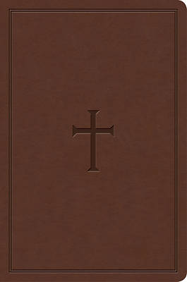 Picture of KJV Study Bible, Personal Size, Brown Cross Leathertouch