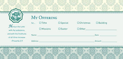 Picture of My Offering for the Work of My Church