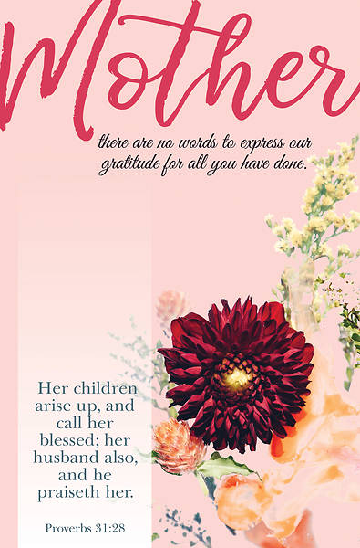 Picture of Blessed Mother's Day Regular Size Bulletin