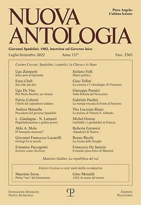 Picture of Nuova Antologia - A. CLVII, N. 2303, Luglio-Settembre 2022