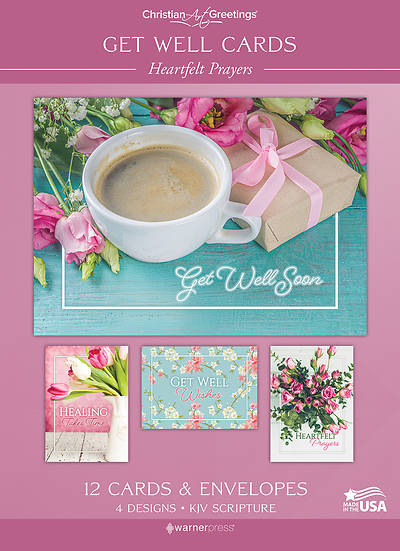 Get Well Heartfelt Prayers - Box of 12