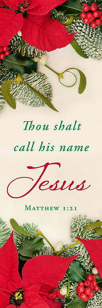 Picture of Thou Shalt Call His Name Jesus Bookmark