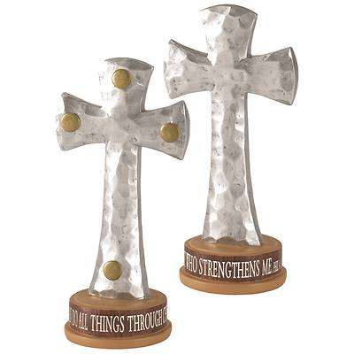 Picture of I Can Do All Things Tabletop Cross 8"