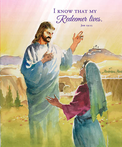 Picture of I Know That My Redeemer Lives Easter Legal Size Bulletin (Pkg of 100)