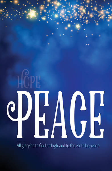 Picture of Peace Night Sky Advent Bulletin (Pkg of 50)