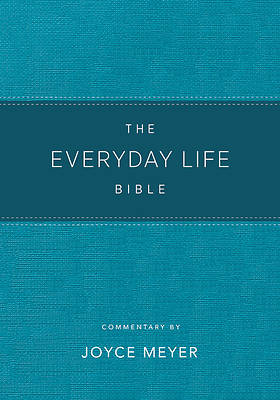 Picture of The Everyday Life Bible Teal Leatherluxe(r) New Amplified Version