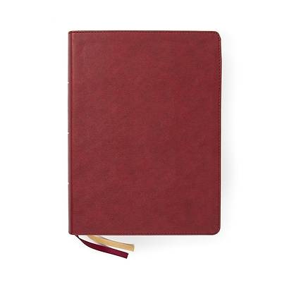 Picture of CSB Holy Land Illustrated Bible, Burgundy Leathertouch