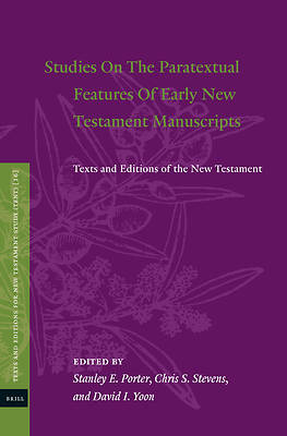 Picture of Studies on the Paratextual Features of Early New Testament Manuscripts