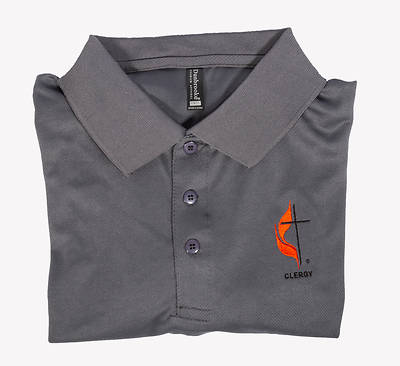 Picture of Polo Shirt - Large Clergy Cross and Flame