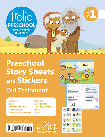 Picture of Frolic Preschool Story Sheets and Stickers Yr 1 Old Testament