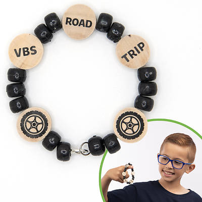 Picture of Vacation Bible School (VBS) 2025 Road Trip Road Trip Bracelet Craft Kit (Pkg of 12)