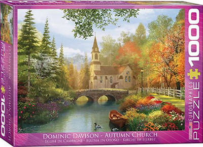 Picture of Autumn Church Dominic Davison 1000 Pieces
