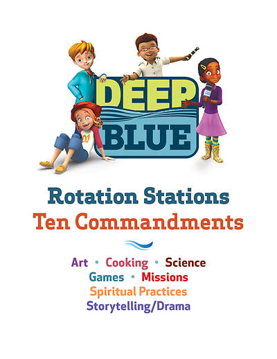 Picture of Deep Blue Rotation Stations: Ten Commandments - Entire Unit Download